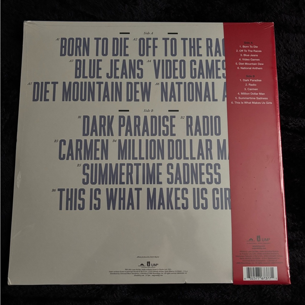 Lana Del Rey Vinyl - Picture 2 of 2